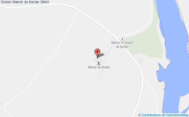 plan Manoir De Kerlan Sibiril Sibiril