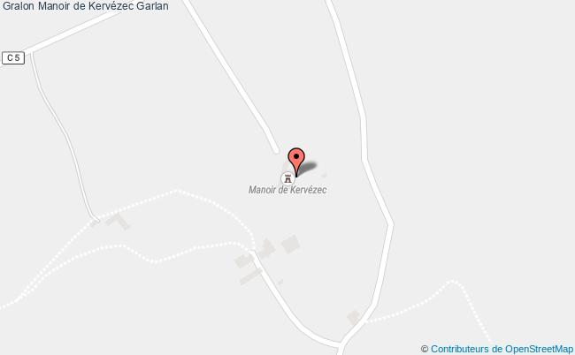 plan Manoir De Kervézec Garlan Garlan