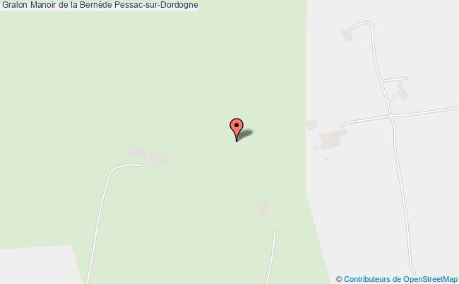 plan Manoir De La Bernède Pessac-sur-dordogne Pessac-sur-Dordogne