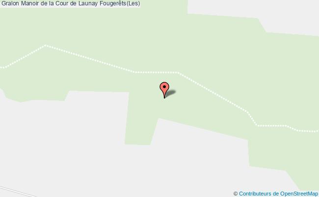 plan Manoir De La Cour De Launay Fougerêts(les) Fougerêts(Les)