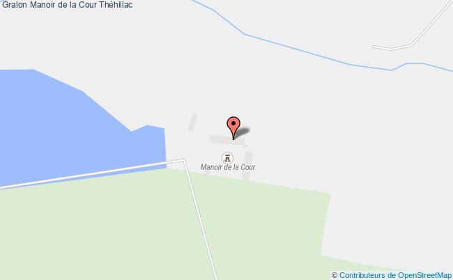 plan Manoir De La Cour Théhillac Théhillac