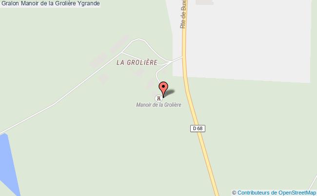 plan Manoir De La Grolière Ygrande Ygrande