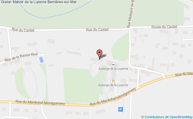 plan Manoir De La Luzerne Bernières-sur-mer Bernières-sur-Mer