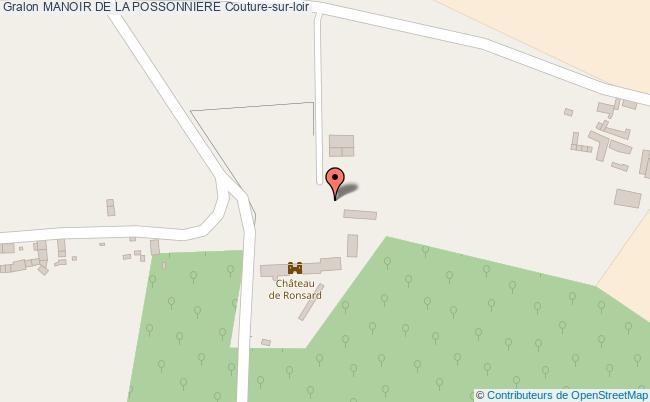 plan Manoir De La Possonniere Couture-sur-loir Couture-sur-loir