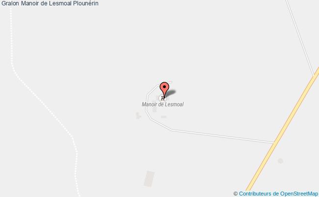 plan Manoir De Lesmoal Plounérin Plounérin