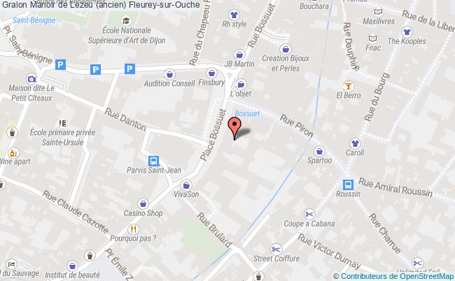 plan Manoir De Lezeu (ancien) Fleurey-sur-ouche Fleurey-sur-Ouche