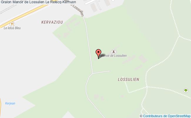 plan Manoir De Lossulien Le Relecq-kerhuon Le Relecq-Kerhuon