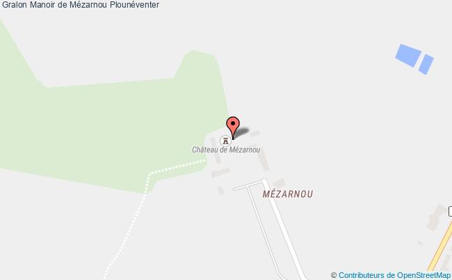 plan Manoir De Mézarnou Plounéventer Plounéventer