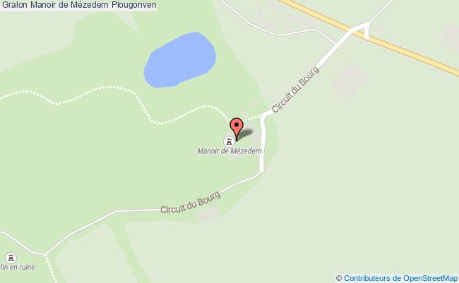 plan Manoir De Mézedern Plougonven Plougonven