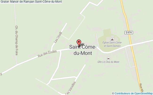 plan Manoir De Rampan Saint-côme-du-mont Saint-Côme-du-Mont