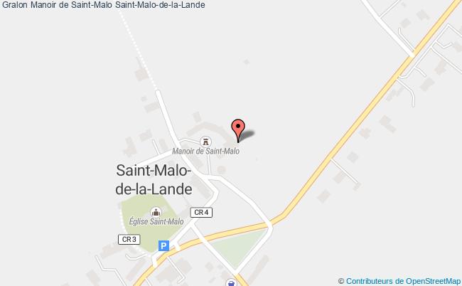 plan Manoir De Saint-malo Saint-malo-de-la-lande Saint-Malo-de-la-Lande