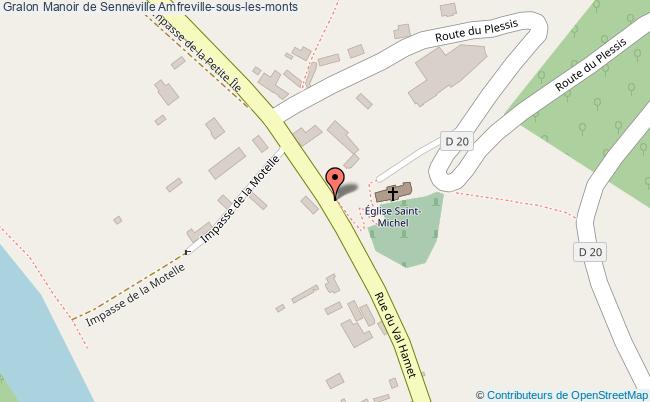 plan Manoir De Senneville Amfreville-sous-les-monts Amfreville-sous-les-monts