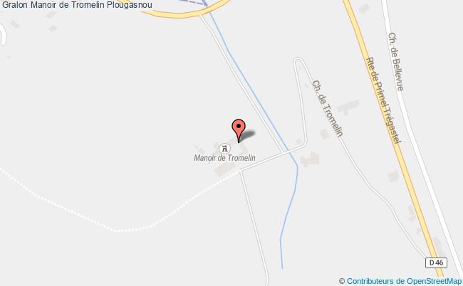 plan Manoir De Tromelin Plougasnou Plougasnou