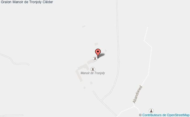 plan Manoir De Tronjoly Cléder Cléder