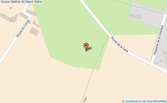 plan Manoir De Vains Vains Vains