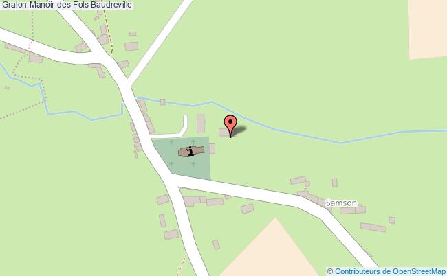 plan Manoir Des Fols Baudreville Baudreville