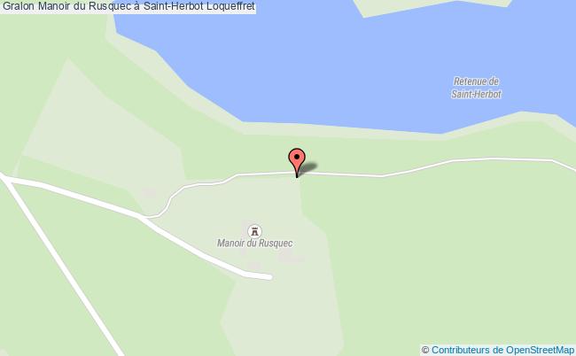 plan Manoir Du Rusquec à Saint-herbot Loqueffret Loqueffret