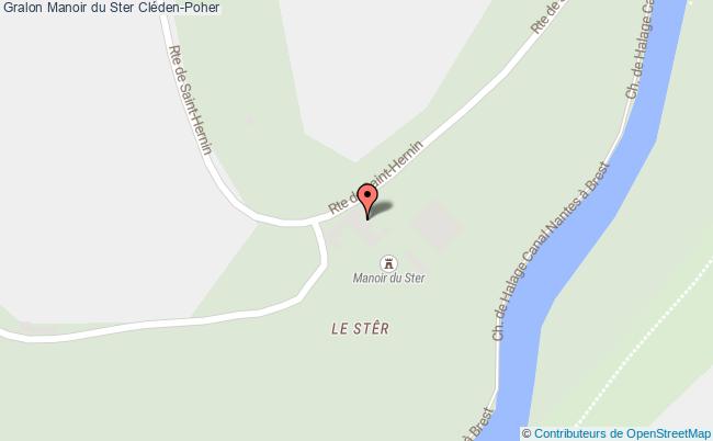 plan Manoir Du Ster Cléden-poher Cléden-Poher