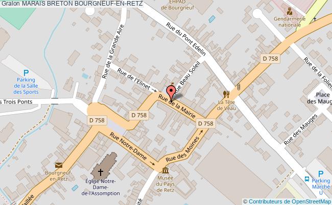 plan Marais Breton Bourgneuf-en-retz BOURGNEUF-EN-RETZ