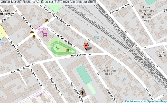 plan Marché Flachat à Asnières-sur-seine (92) Asnières-sur-seine Asnières-sur-Seine