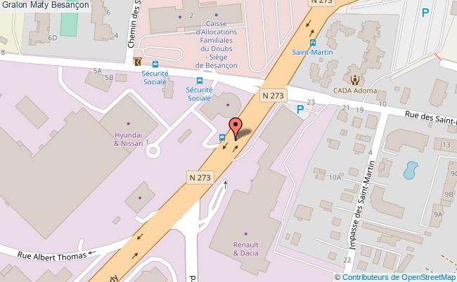 plan Maty Besançon Besançon