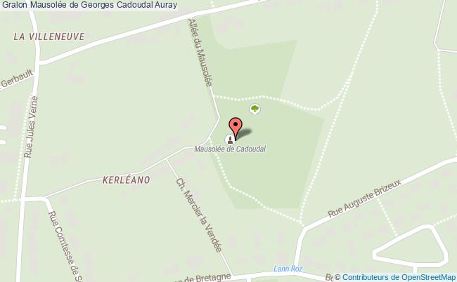 plan Mausolée De Georges Cadoudal Auray Auray