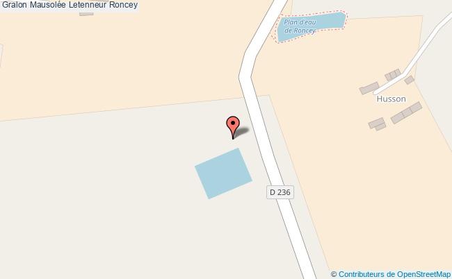 plan Mausolée Letenneur Roncey Roncey