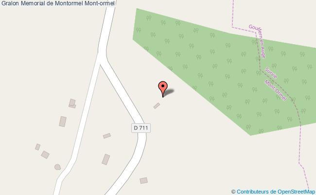 plan Memorial De Montormel Mont-ormel Mont-ormel