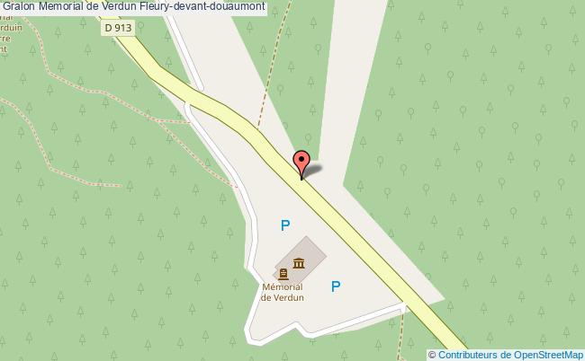 plan Memorial De Verdun Fleury-devant-douaumont Fleury-devant-douaumont