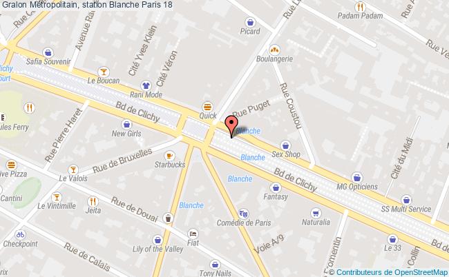 Métropolitain, station Blanche