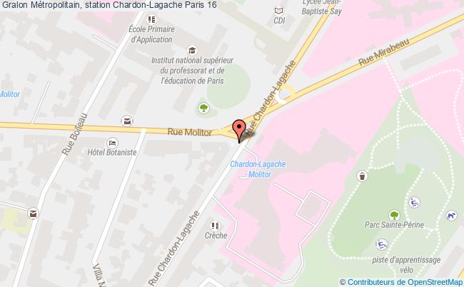 Métropolitain, station chardonlagache Paris 16 tourisme