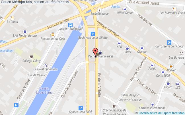 Métropolitain, station jaurès Paris 19 tourisme