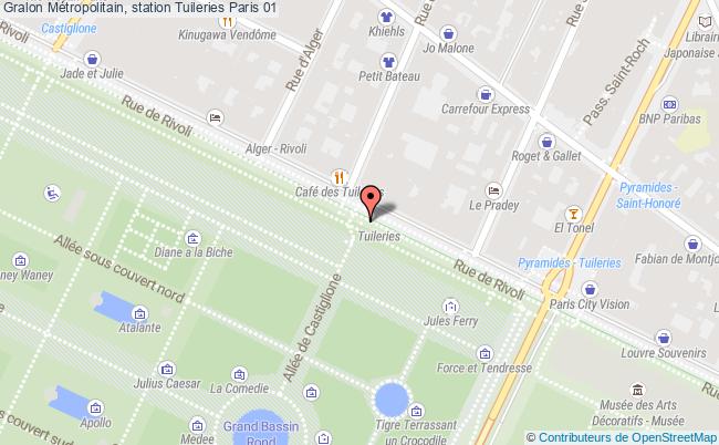 Métropolitain, station Tuileries