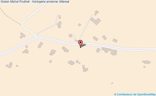 plan Michel Pouthet - Horlogerie Ancienne Villereal Villereal