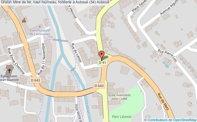 Mine de fer, haut fourneau, fonderie à Auboué (54)