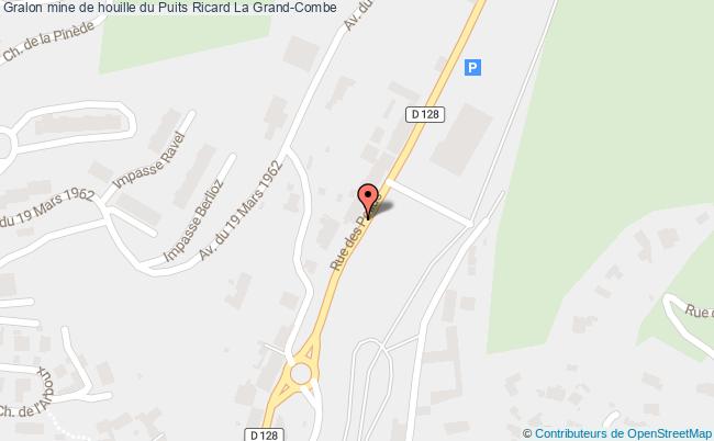 plan Mine De Houille Du Puits Ricard La Grand-combe La Grand-Combe