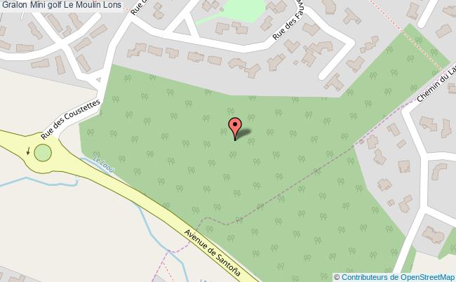 plan Mini Golf Le Moulin Lons Lons