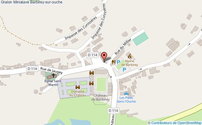 plan Minialave Barbirey-sur-ouche Barbirey-sur-ouche