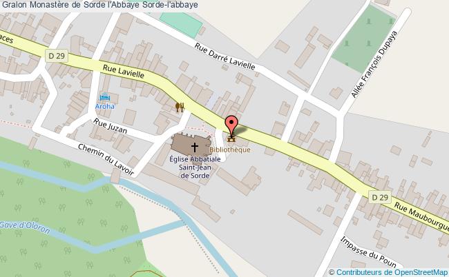 plan Monastère De Sorde L'abbaye Sorde-l'abbaye Sorde-l'abbaye