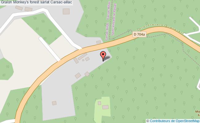 plan Monkey’s Forest Sarlat Carsac-aillac Carsac-aillac