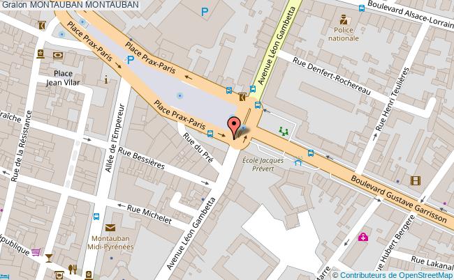 plan Montauban Montauban MONTAUBAN