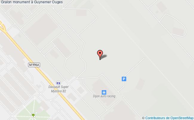 plan Monument à Guynemer Ouges Ouges