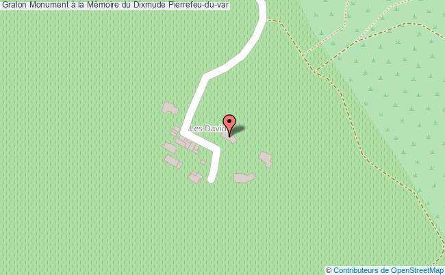 plan Monument à La Mémoire Du Dixmude Pierrefeu-du-var Pierrefeu-du-var
