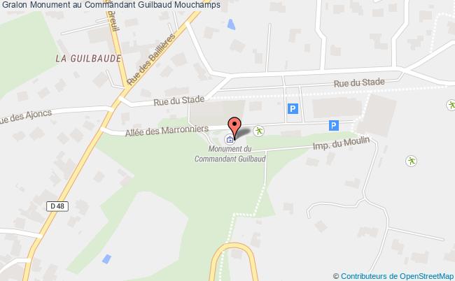 plan Monument Au Commandant Guilbaud Mouchamps Mouchamps