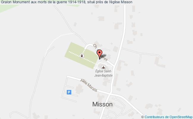 Monument aux morts de la guerre 1914-1918, situé près de l'église