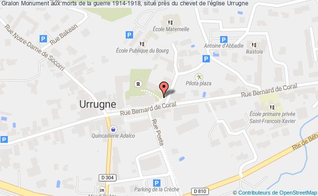 Monument aux morts de la guerre 1914-1918, situé près du chevet de l'église