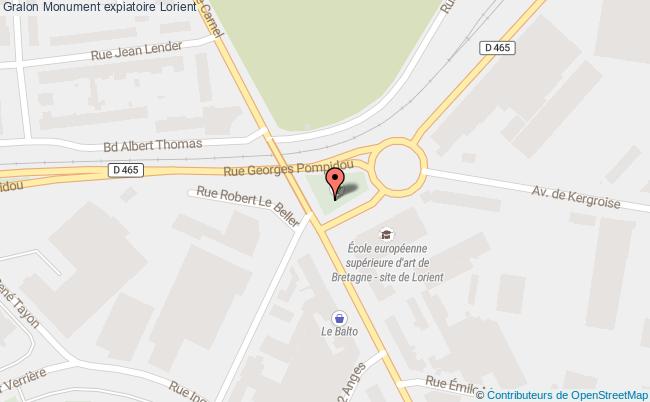 plan Monument Expiatoire Lorient Lorient