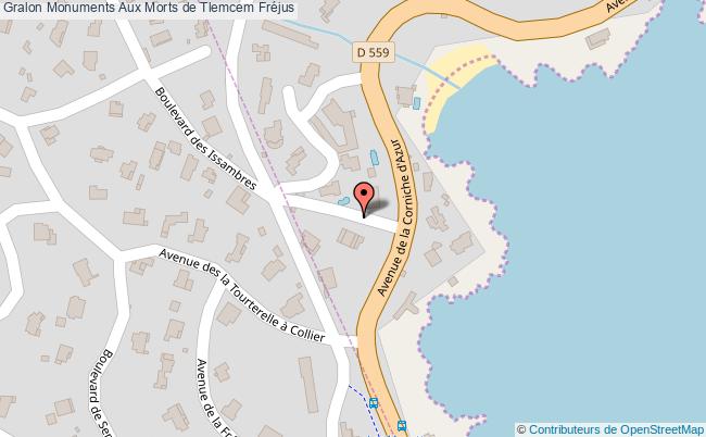 plan Monuments Aux Morts De Tlemcem Fréjus Fréjus