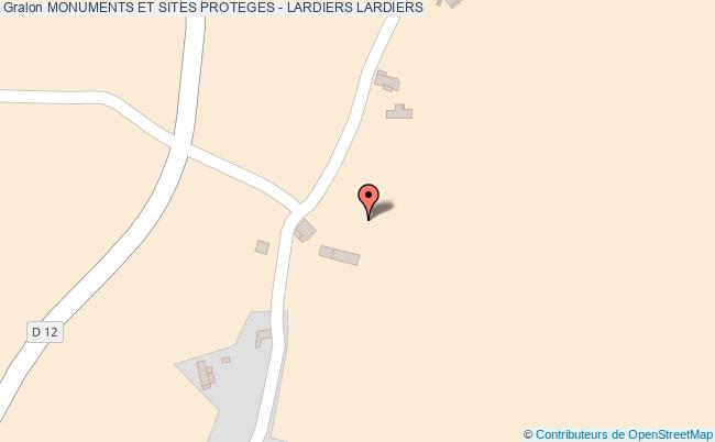 MONUMENTS ET SITES PROTEGES - LARDIERS