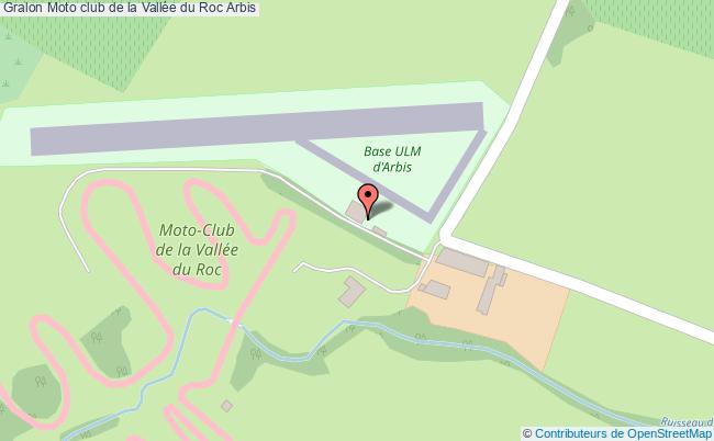 plan Moto Club De La Vallée Du Roc Arbis Arbis